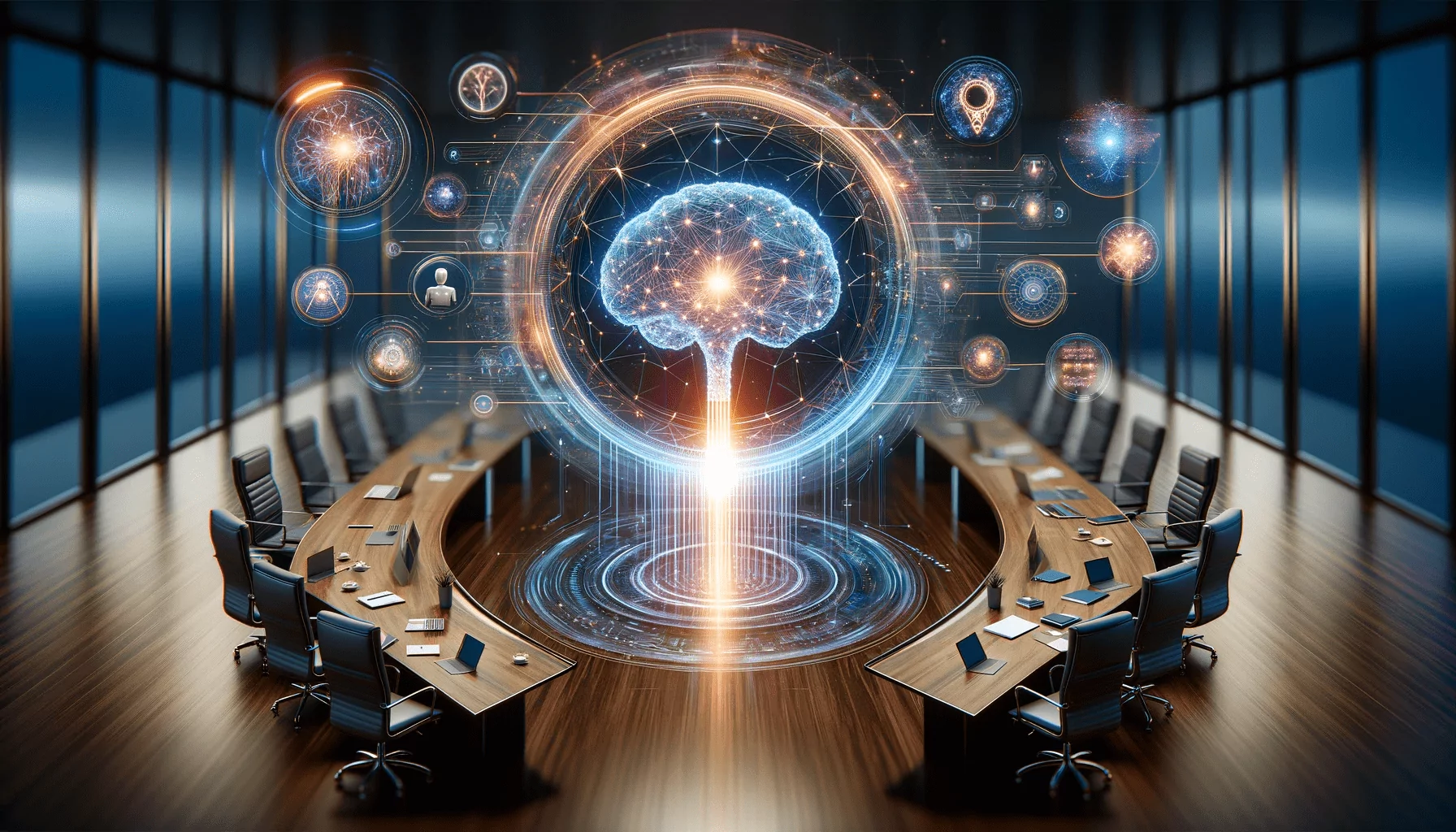 How Machine Learning Improves Decision Making in Enterprises Conceptual Visualization