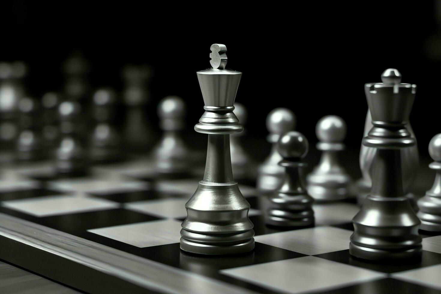AI and Competitive Strategy Development Conceptual Visualization