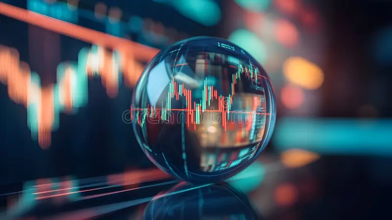 AI-Driven Business Forecasting Techniques Conceptual Visualization