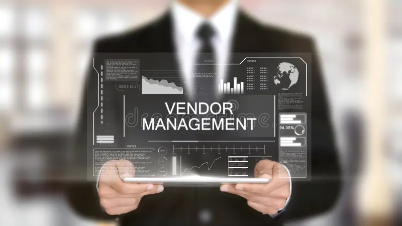 IT Vendor Management Best Practices Conceptual Visualization