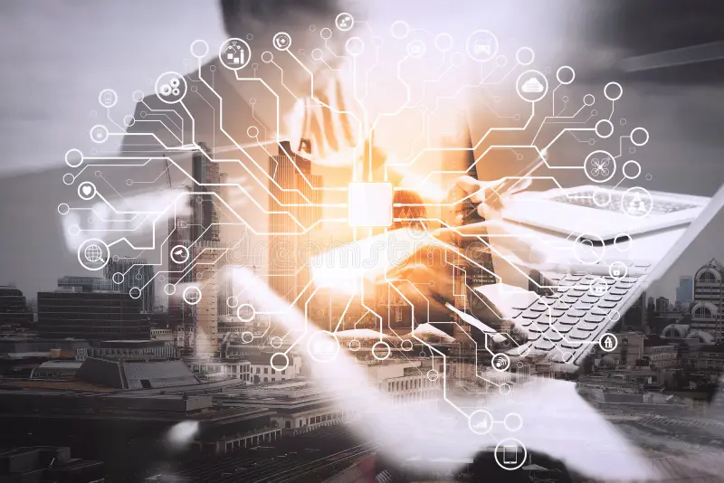 AI and the Future of Decision Making Conceptual Visualization