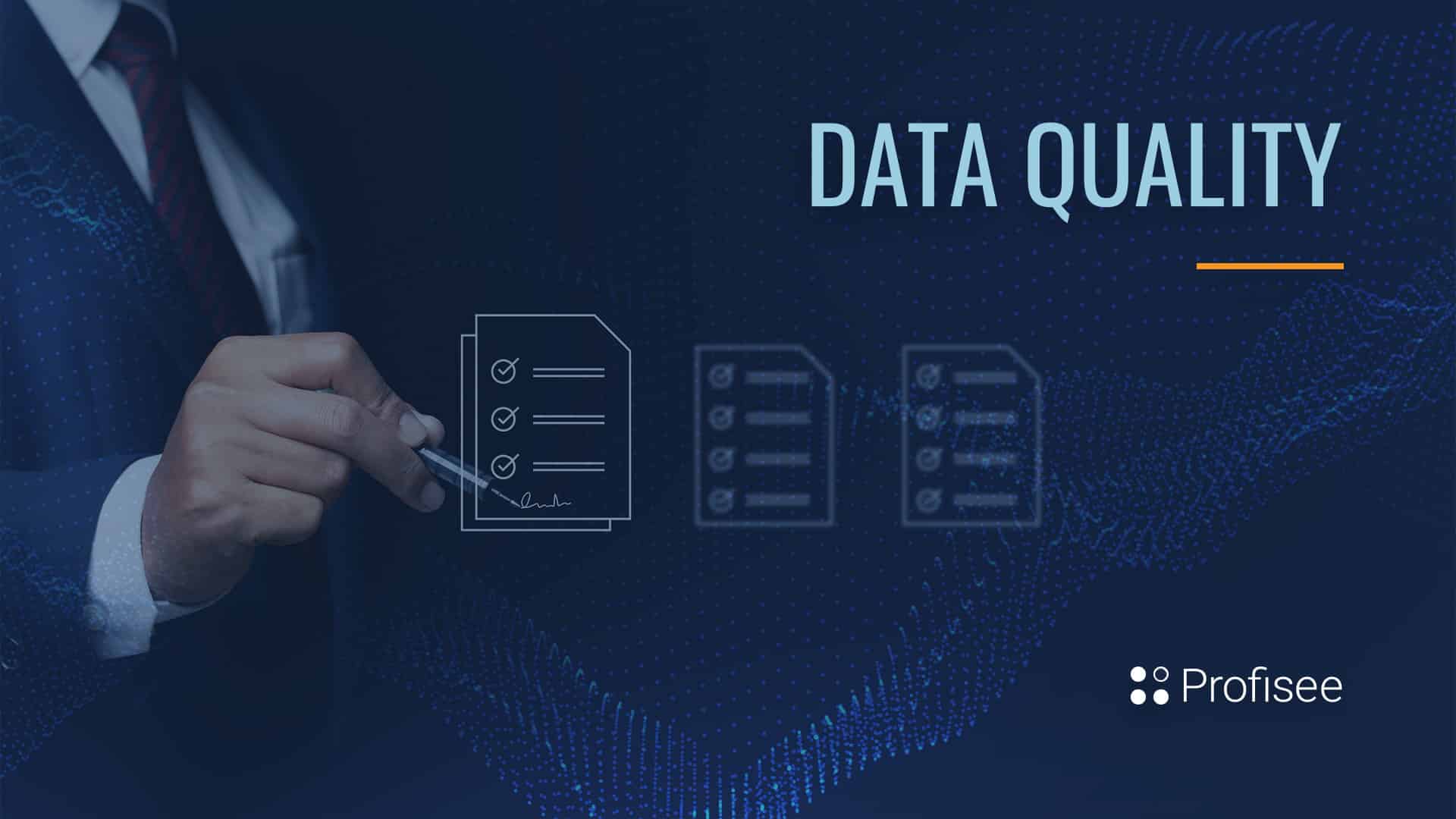 IT Data Quality Management Strategies Conceptual Visualization