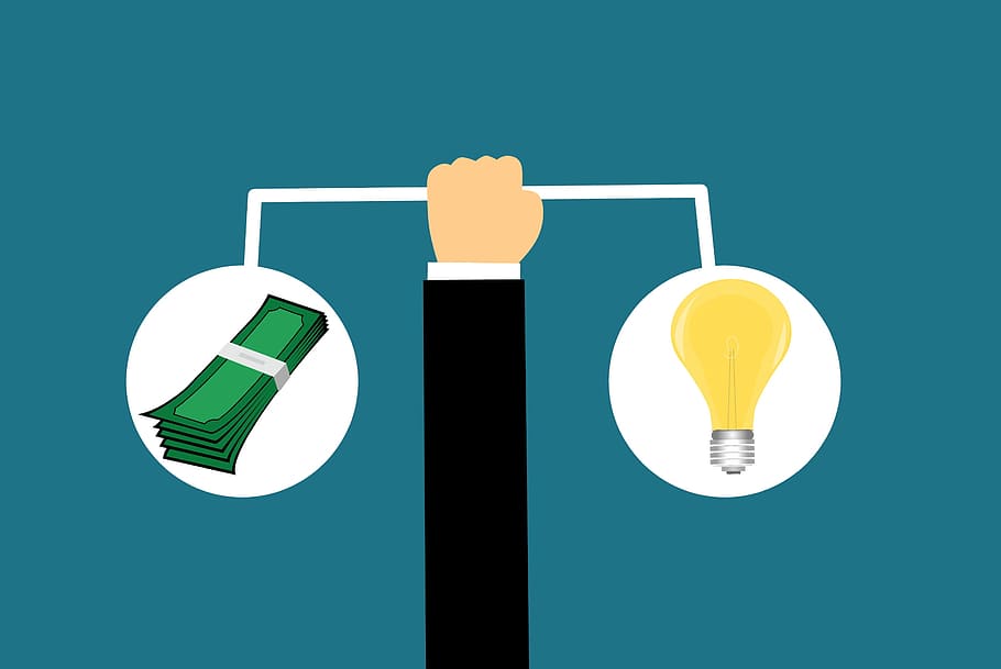 Innovation Budget Allocation Models Conceptual Visualization