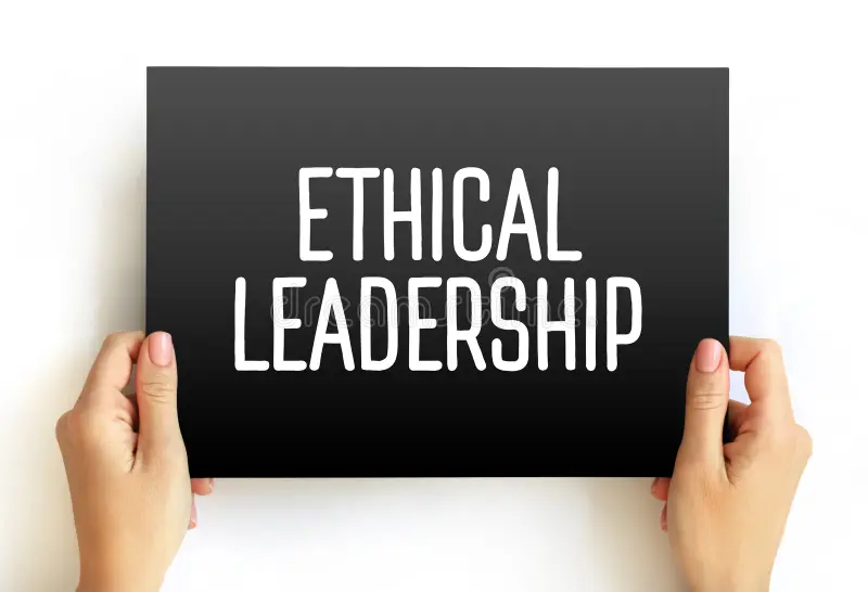Leadership Ethics in Algorithmic Decisions Conceptual Visualization