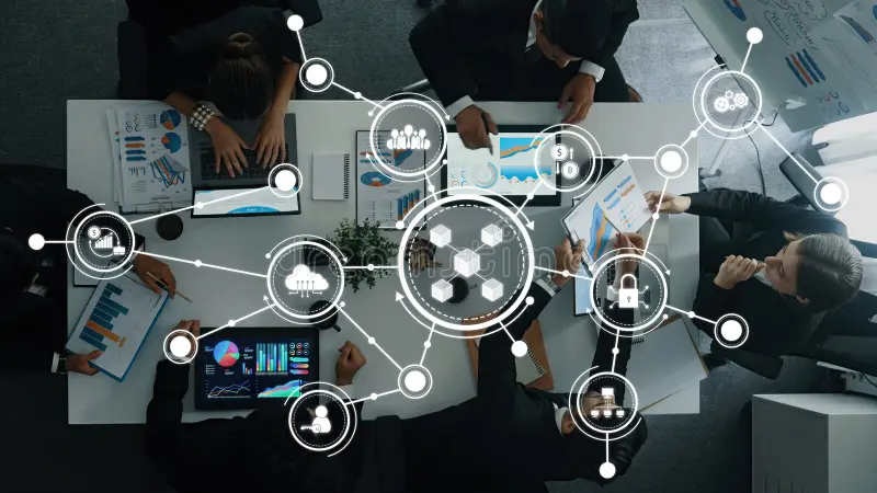 Innovation Management for Distributed Teams Conceptual Visualization