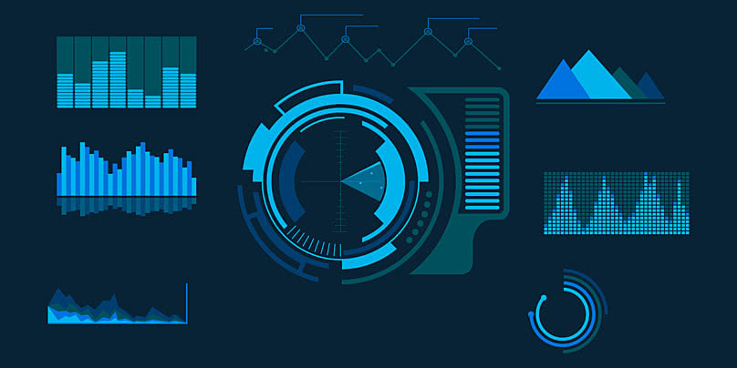 AI in Smart Forecast Dashboards Conceptual Visualization