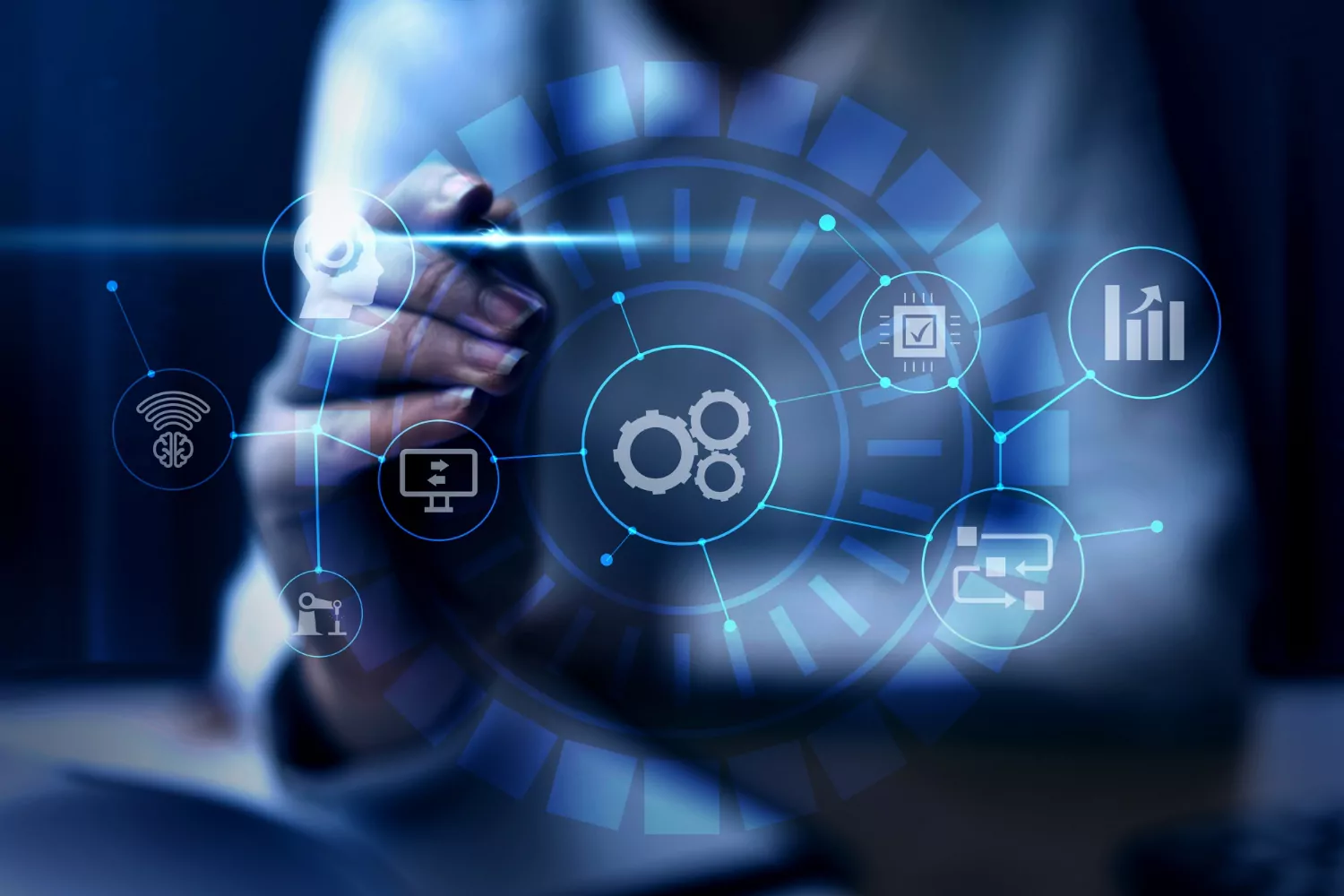 IT Operations Visibility for Executives Conceptual Visualization