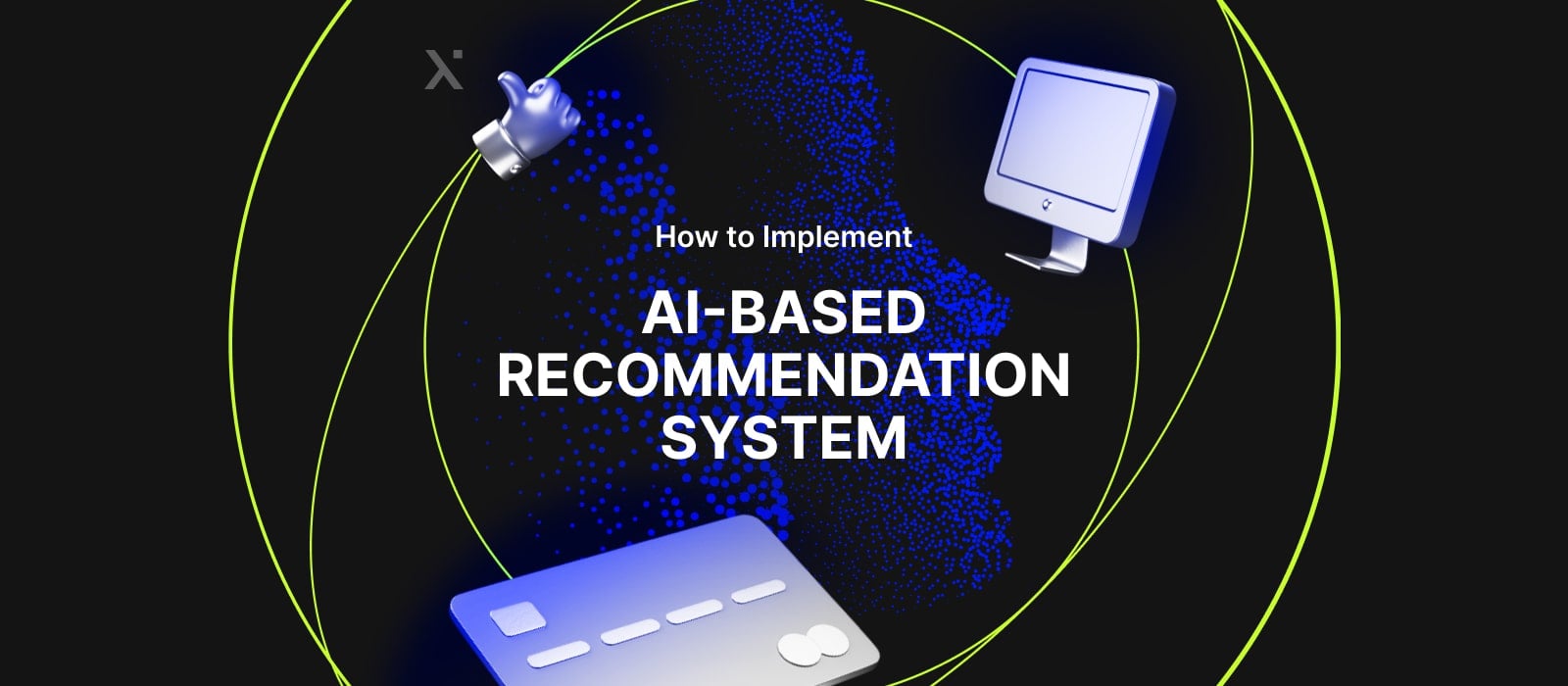AI in Recommendation Systems for Enterprises Conceptual Visualization
