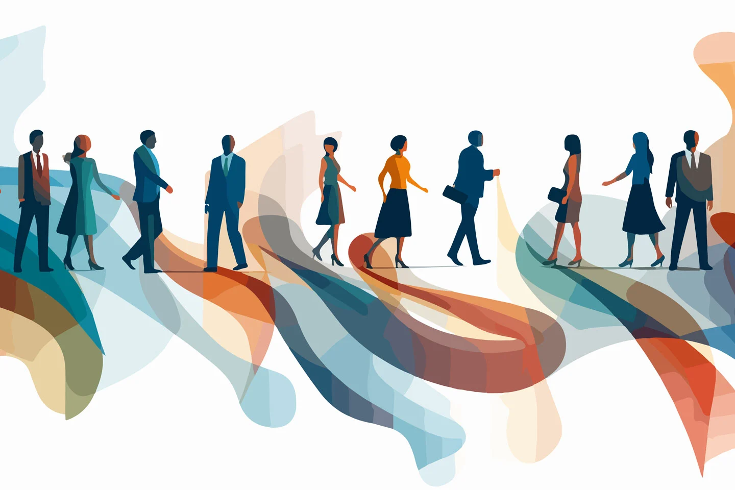 Leadership Influence Through Strategic Thinking Conceptual Visualization
