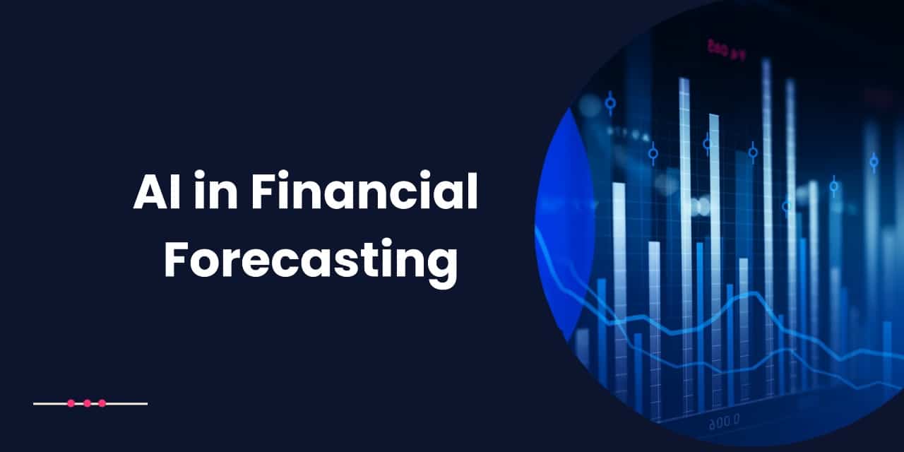 AI in Financial Forecast Accuracy Improvement Conceptual Visualization