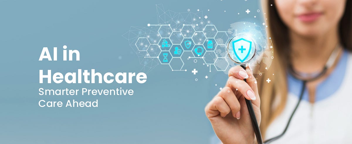 AI in Personalized Preventive Healthcare Conceptual Visualization