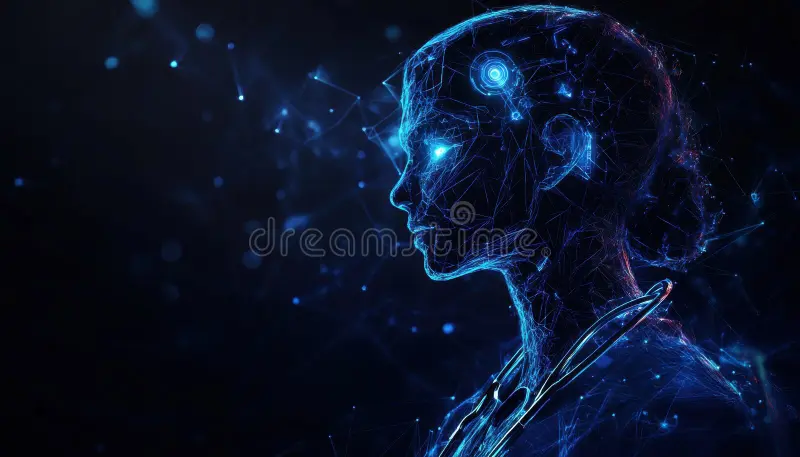 AI in Personalized Treatment Outcome Prediction Conceptual Visualization