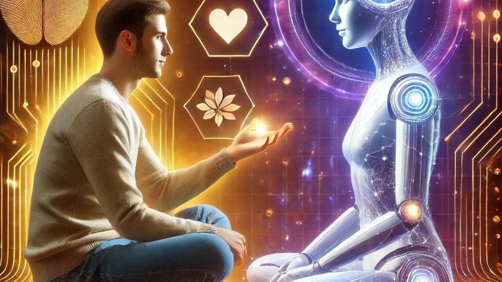 AI in Predictive Mental Health Care Conceptual Visualization