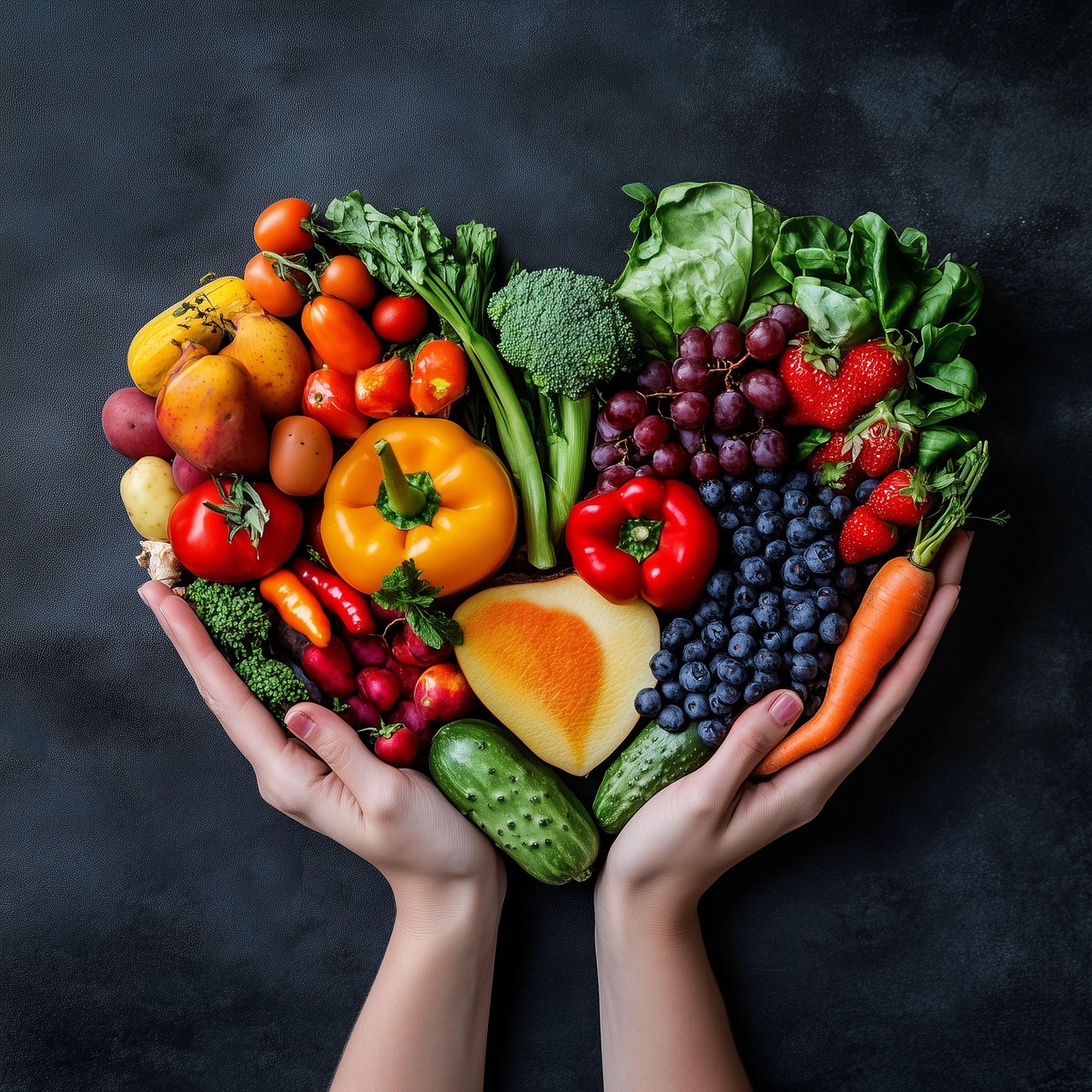 AI in Personalized Nutrition and Health Planning Conceptual Visualization