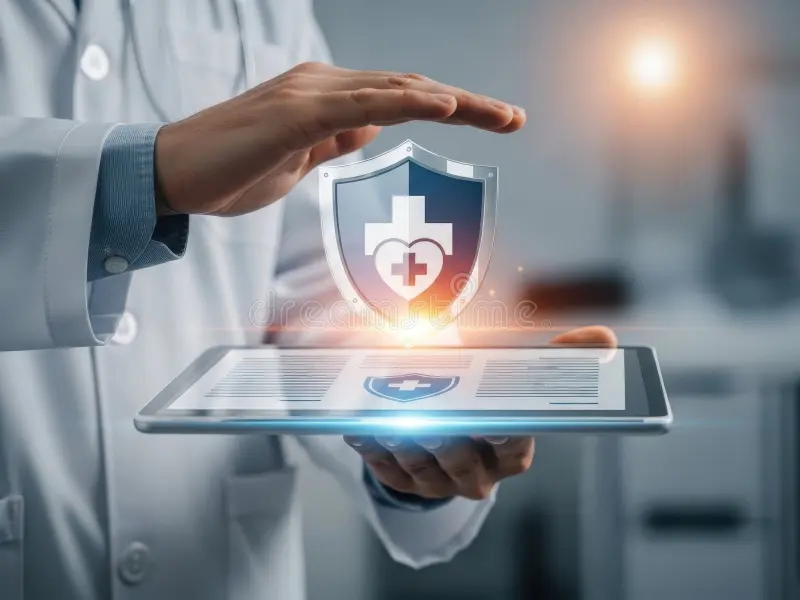 IT Security Challenges in Healthcare Data Conceptual Visualization