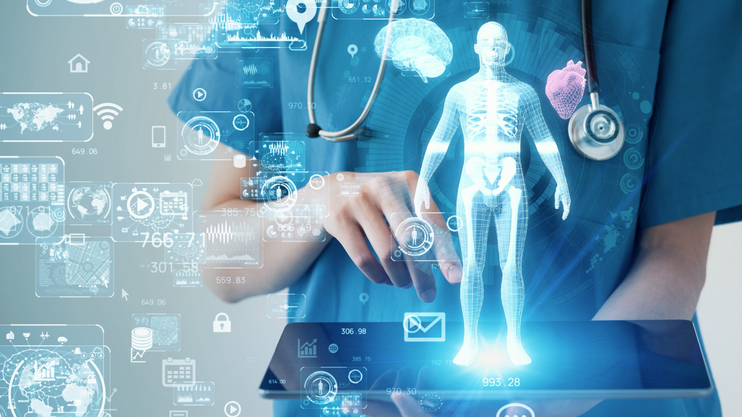 The Next Evolution of AI and IT in Medicine Conceptual Visualization