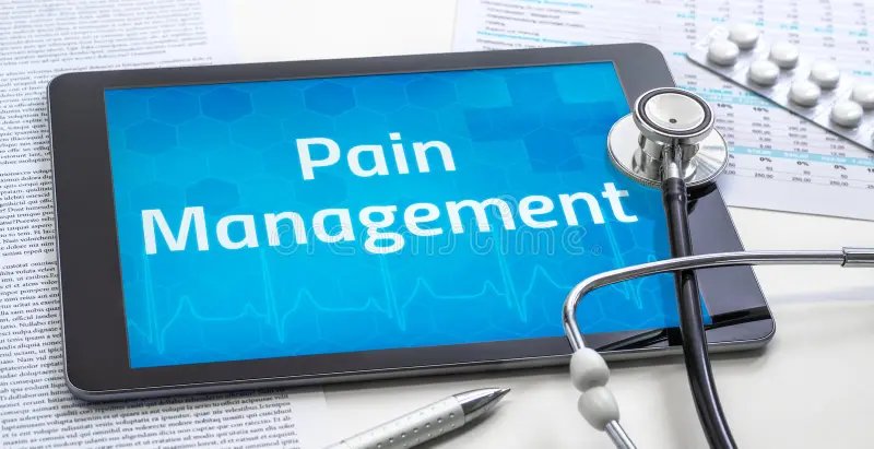 AI in Precision Pain Management Conceptual Visualization