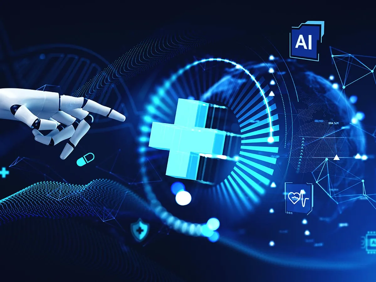 AI in Precision Public Health Targeting Conceptual Visualization