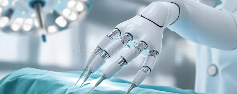 AI in Predicting Surgical Scheduling Conflicts Conceptual Visualization