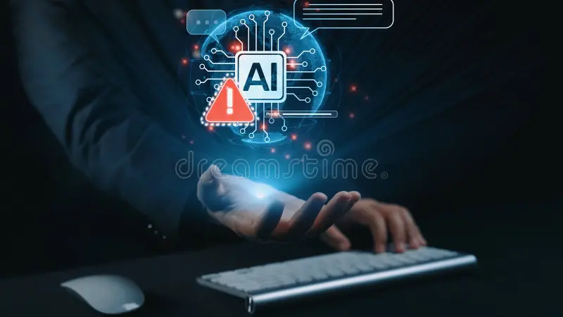 AI in Predicting Medical Equipment Failure Conceptual Visualization