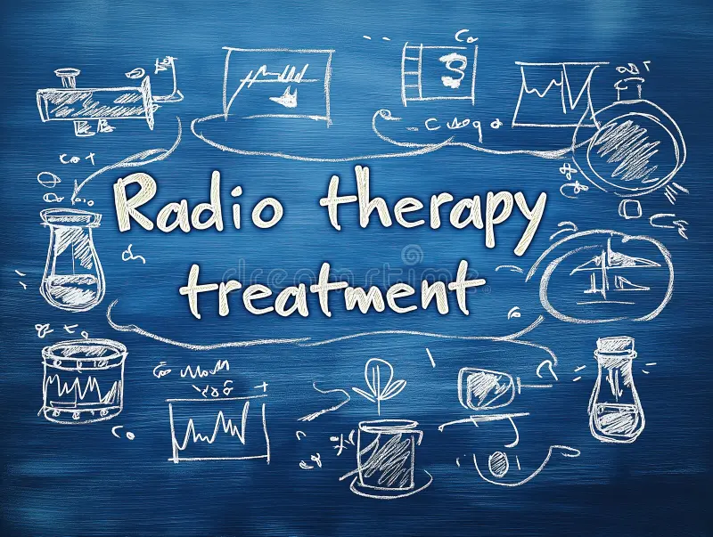 AI in Precision Radiotherapy Planning Conceptual Visualization