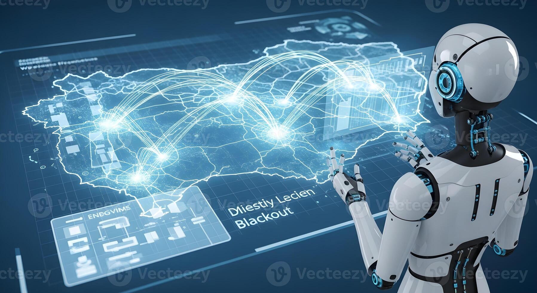 Healthcare IT Load Balancing for Peak Demand Conceptual Visualization