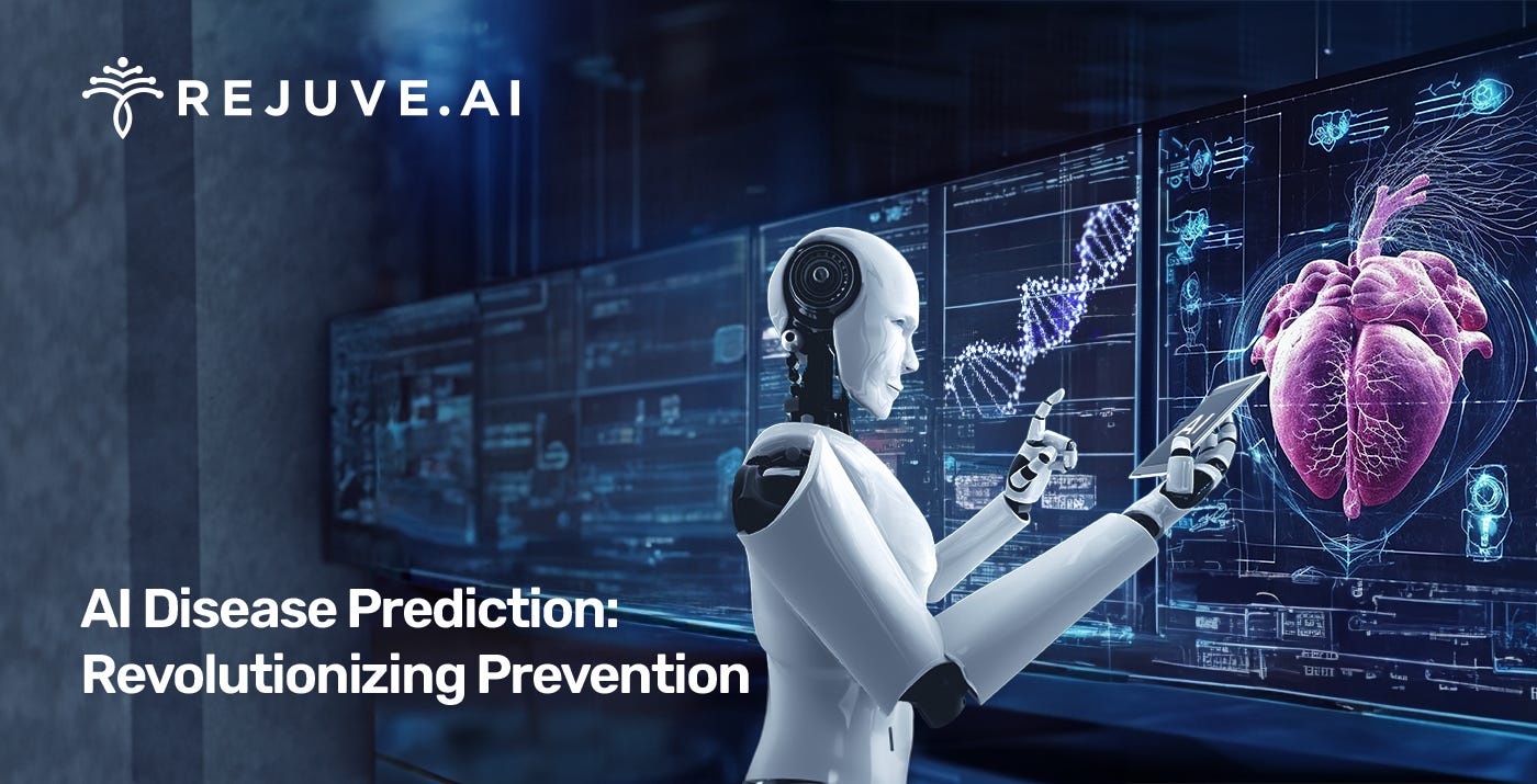 AI in Predicting Disease Relapse Rates Conceptual Visualization