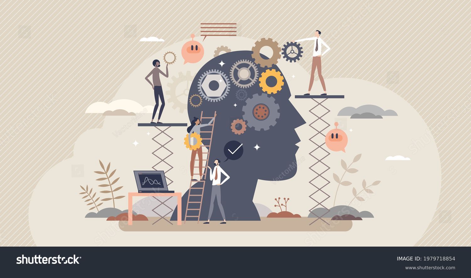 Lifestyle Choices That Improve Cognitive Performance Conceptual Visualization