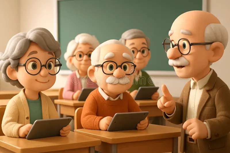 Productivity Strategies for Lifelong Learners Conceptual Visualization
