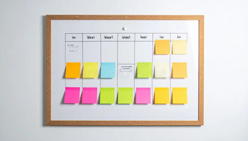 How to Design an Ideal Productive Week Conceptual Visualization