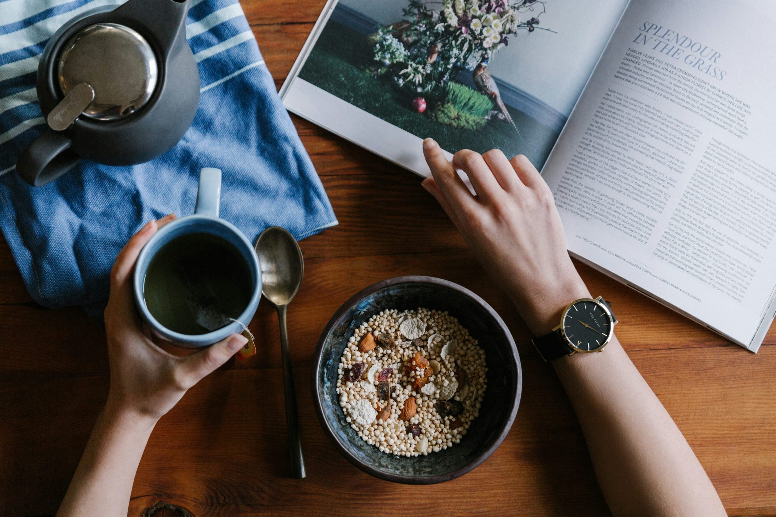 The Science of Building a Productive Daily Routine Conceptual Visualization