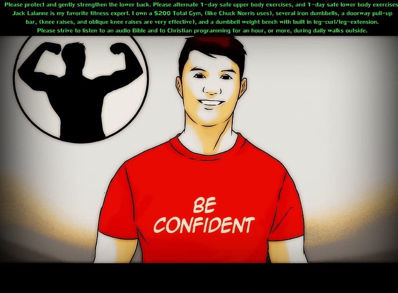 The Link Between Physical Health and Self-Confidence Conceptual Visualization