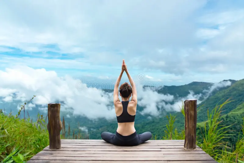 Lifestyle Balance for Mental and Physical Health Conceptual Visualization